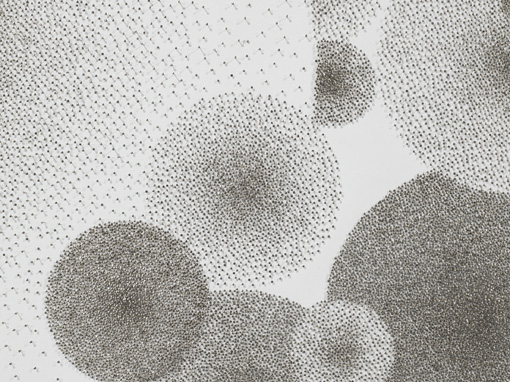 510x382 Tara Donovan's Pin Drawings - Pace Drawing