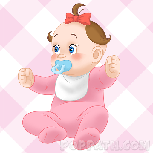 512x512 how to draw a baby with a pacifier pop path - Pacifier Drawing