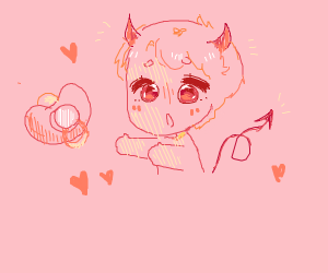 300x250 demon baby want is pacifier drawing - Pacifier Drawing