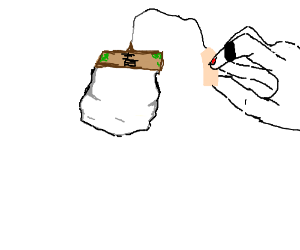 300x250 Tea Packet Drawing - Packet Drawing