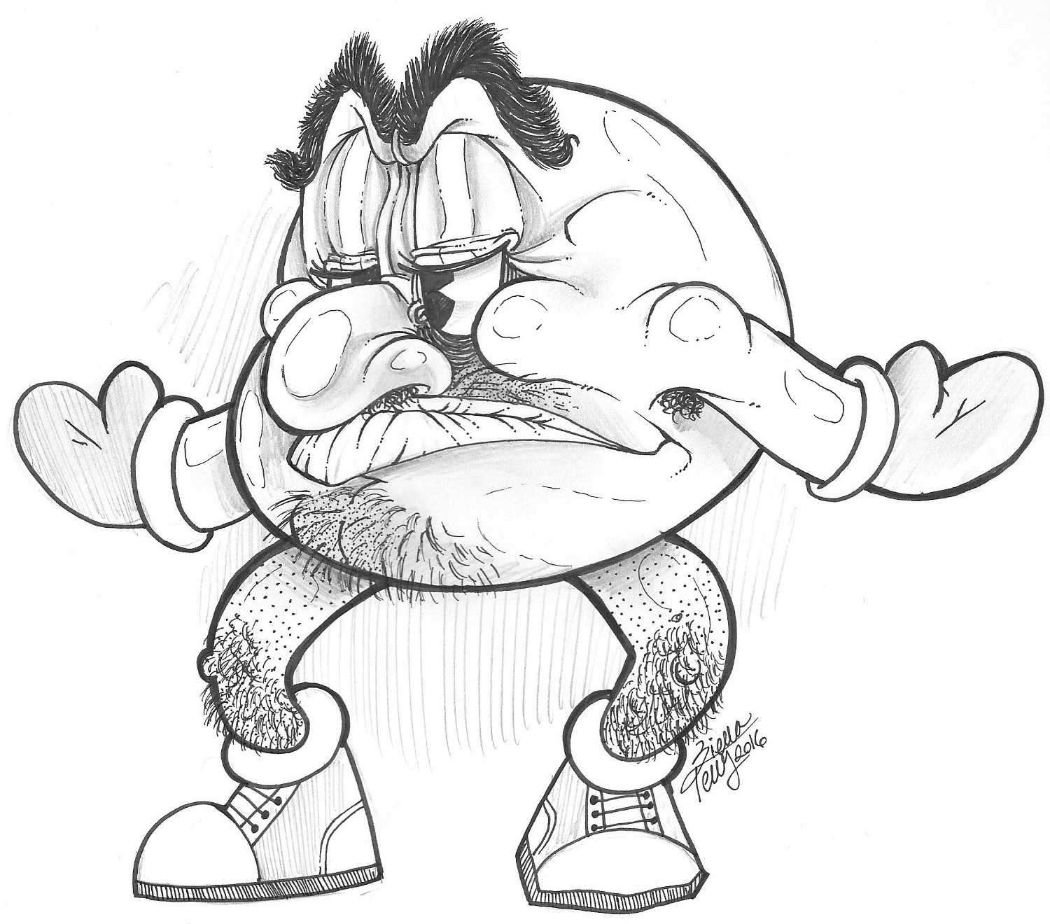 1500x1320 Shitpostbot - Pacman Drawing