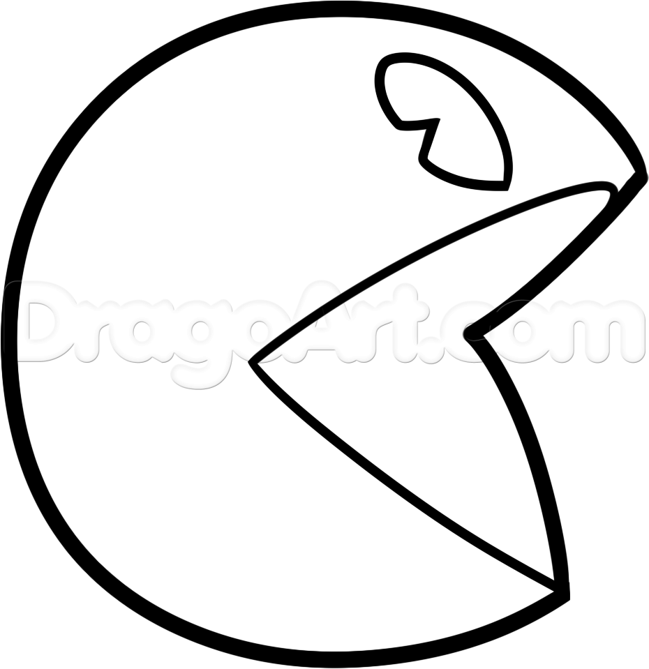 930x959 gaming drawing pac man ghost for free download - Pacman Ghost Drawing