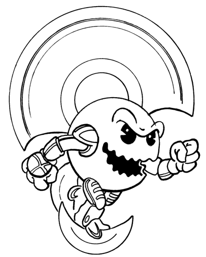 406x505 pac man ghost zone - Pacman Ghost Drawing