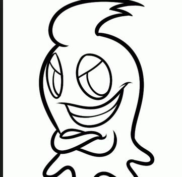 361x351 pacman coloring pages pac man and the ghostly adventures sweet - Pacman Ghost Drawing