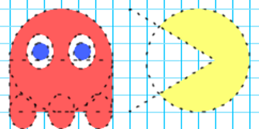 512x256 the developer's cry opengl pac man - Pacman Ghost Drawing
