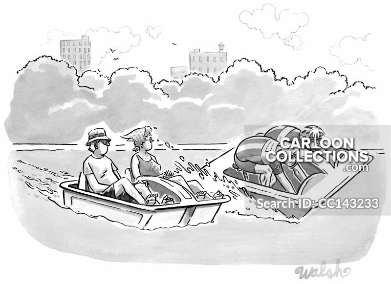 800x582 paddle boat cartoons and comics - Paddle Boat Drawing