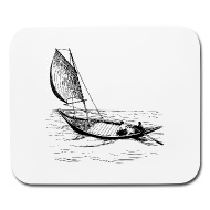 190x190 shop paddle boat mousepads online spreadshirt - Paddle Boat Drawing