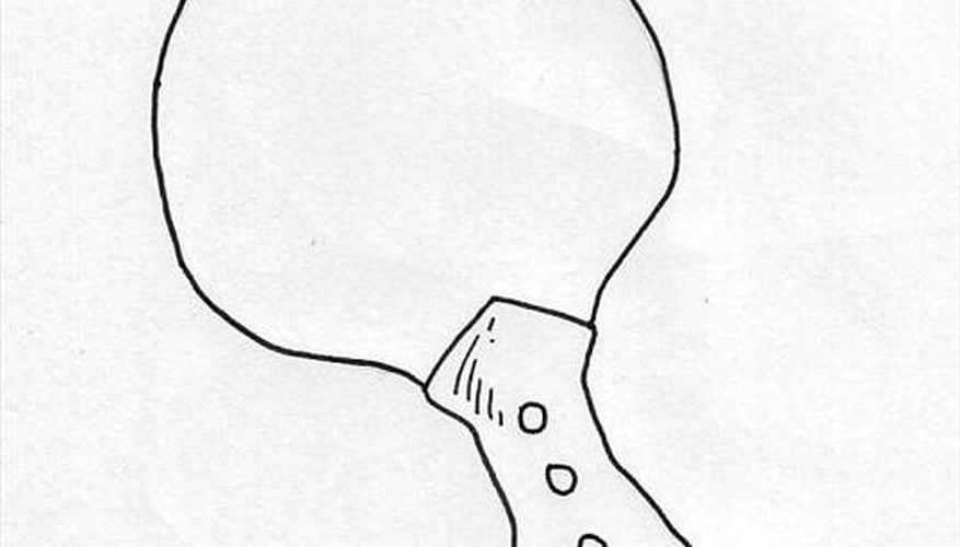 877x500 how to make a ping pong paddle our pastimes - Paddle Drawing