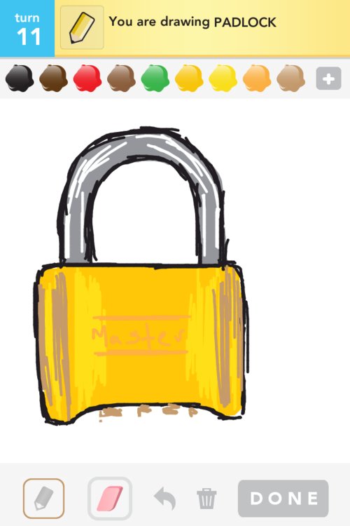 500x750 Padlock Drawings - Padlock Drawing
