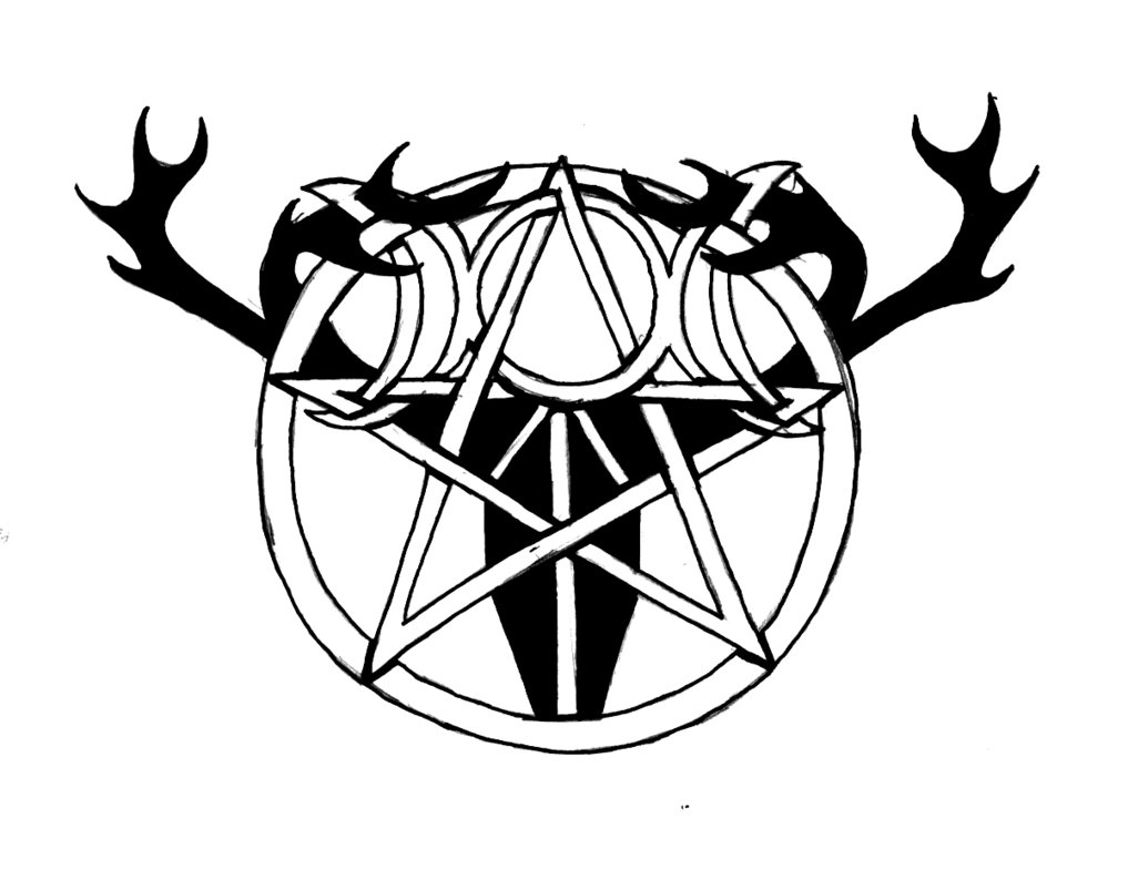 1017x785 pagan tattoo design - Pagan Drawings