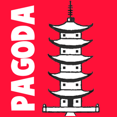 400x400 how to draw a cartoon pagoda - Pagoda Drawing
