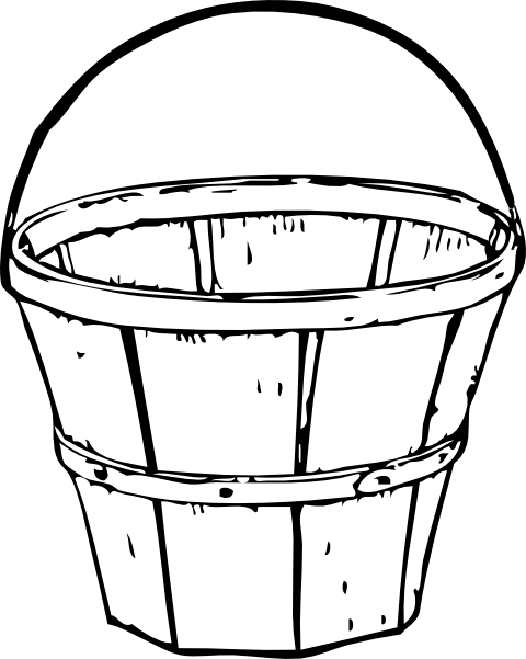 480x601 bucket drawing - Pail Drawing