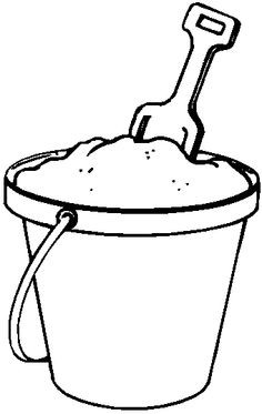 236x373 sand pail and shovel coloring pages fresh i like to go on a picnic - Pail Drawing