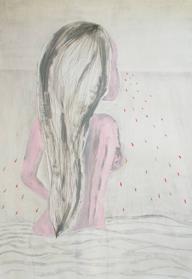 375x546 beauty of a woman - Pain Drawing