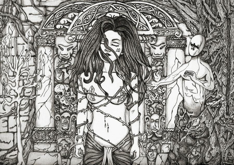 900x636 love is pain drawing - Pain Drawing