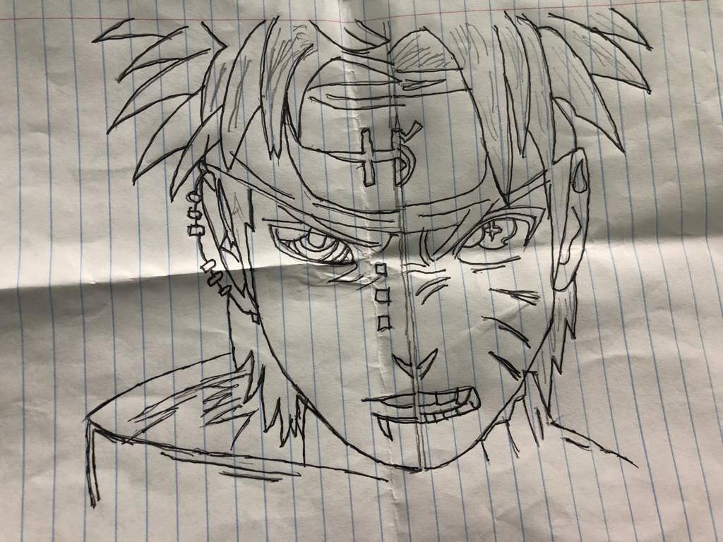 1024x768 naruto vs pain drawing rate naruto amino - Pain Drawing