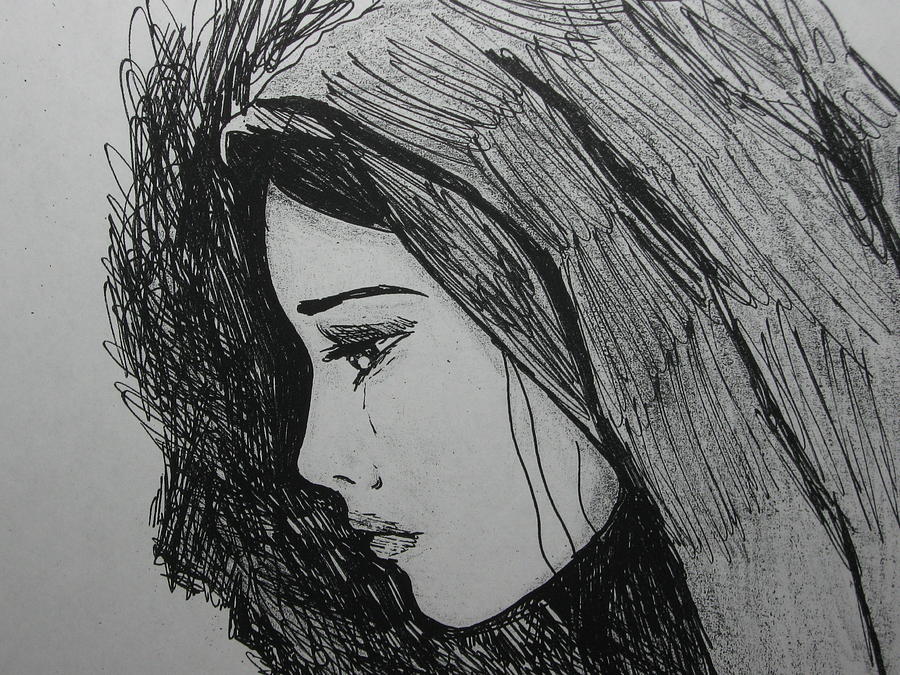 900x675 the pain of parting drawing - Pain Drawing