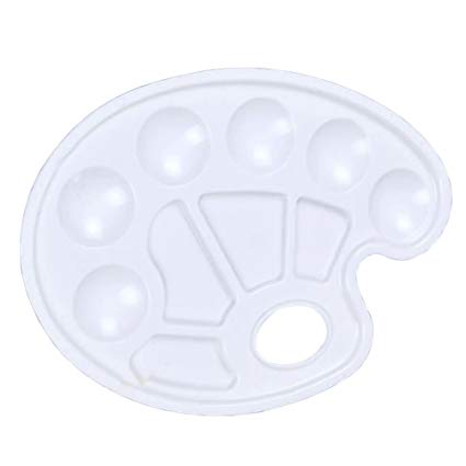 425x425 white paint tray palettes art drawing paint palette - Paint Palette Drawing