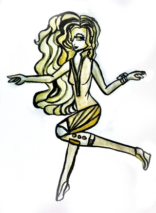 320x437 New Drawing Using A Paint Pallet I Got In My New Sketch Box - Paint Pallet Drawing