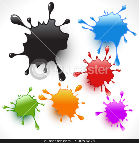 450x464 How To Draw Paint Splatter - Paint Splatter Drawing