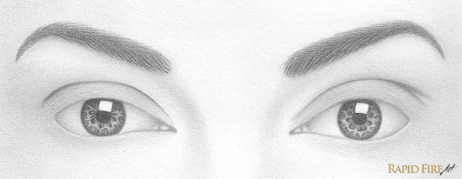 656x255 how to draw a pair of realistic eyes rapidfireart - Pair Drawing