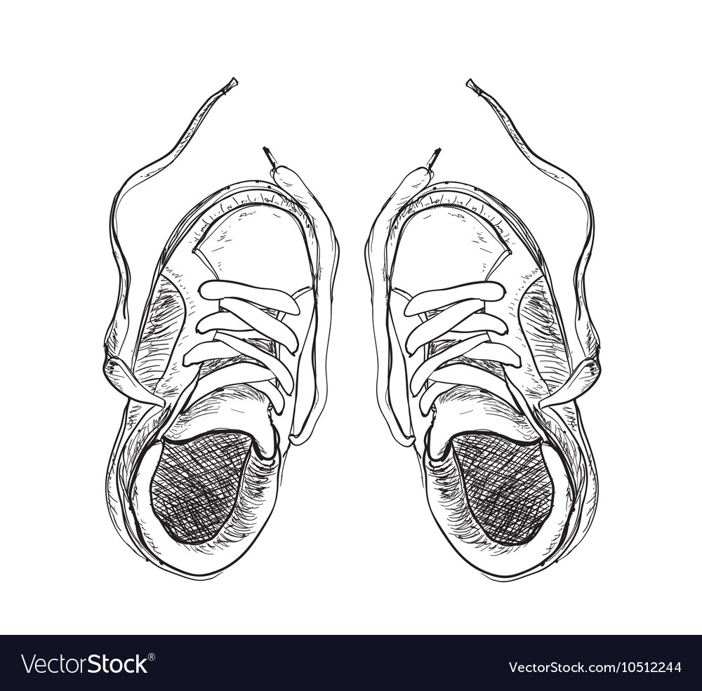 1000x985 huge collection of 'shoe drawing for kids' download more than - Pair Of Shoes Drawing