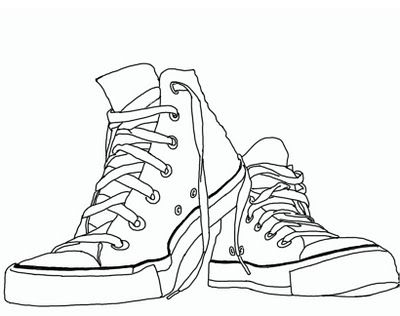 400x316 i remember back in the my brother got him a pair of these - Pair Of Shoes Drawing