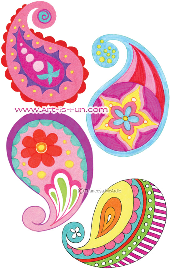 544x860 How To Draw Paisley A Fun Easy Step - Paisley Design Drawing