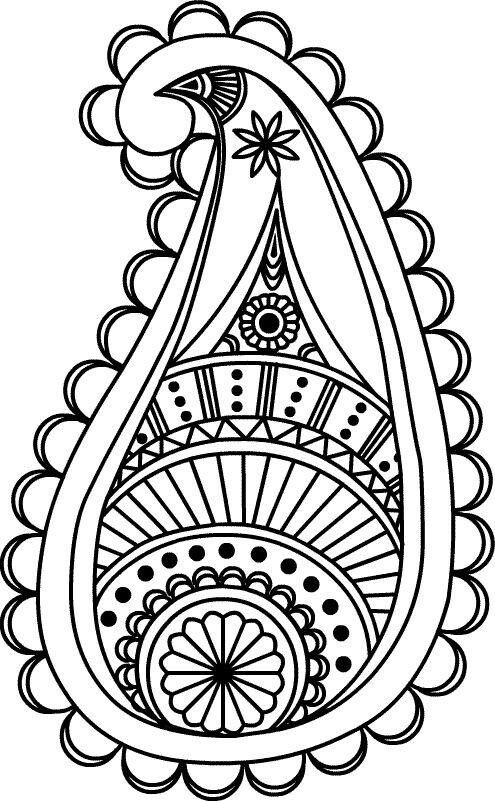 495x801 paisley mandala design art mandala, embroidery - Paisley Design Drawing