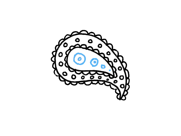 600x450 how to draw paisley in easy steps - Paisley Drawing