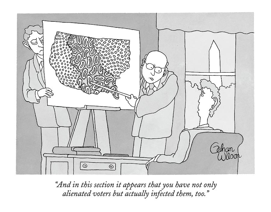 900x703 politicos pointing to a map with paisley drawing - Paisley Drawing