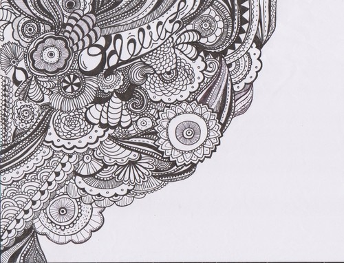 500x382 paisley drawing! shared - Paisley Drawing