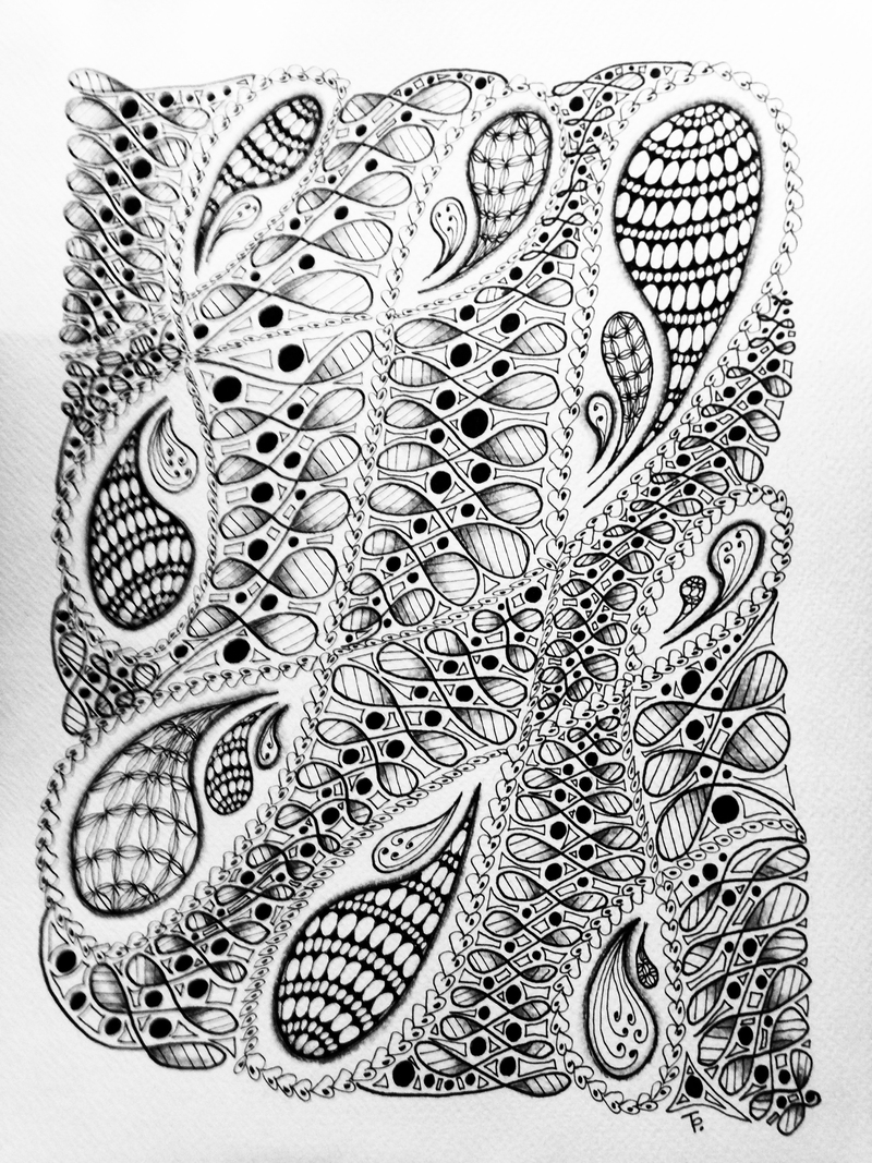 800x1067 Artwork - Paisley Drawing