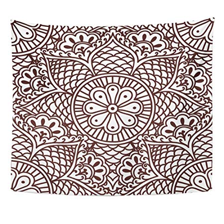 450x450 emvency tapestry mandala inch home decor black paisley - Paisley Pattern Drawing