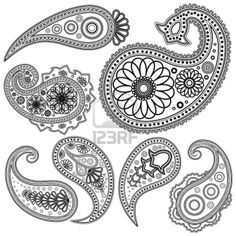 Paisley Pattern Drawing at PaintingValley.com | Explore collection of ...