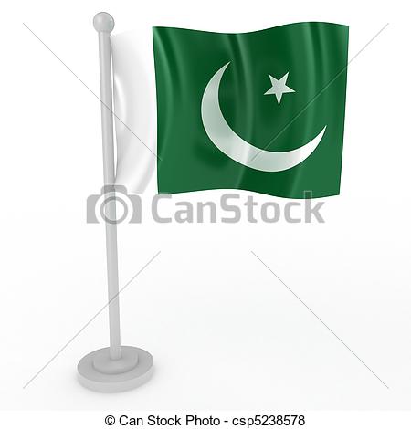 450x470 flag of flag of pakistan illustrations and clip art flag - Pakistan Flag Drawing