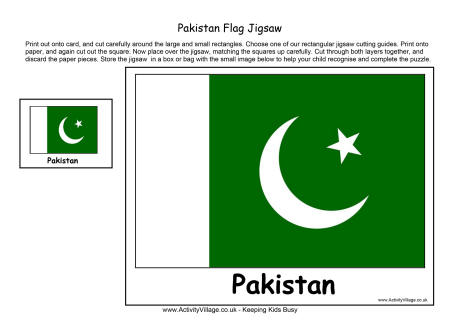 460x325 Pakistan Flag Printables For Kids - Pakistan Flag Drawing