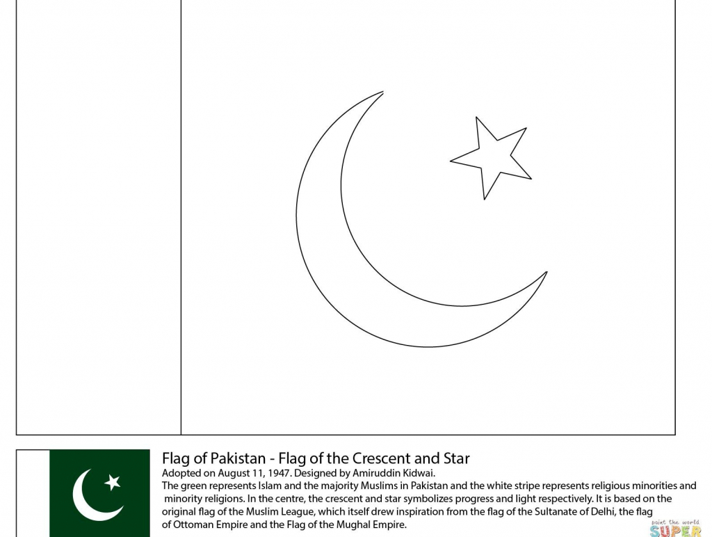 Pakistan Flag Drawing at PaintingValley.com | Explore collection of ...