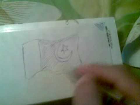 480x360 Me Making Flag Of Pakistan - Pakistan Flag Drawing