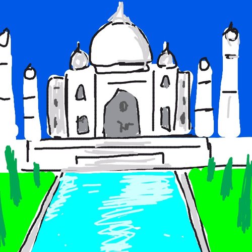 500x499 palace drawings - Palace Drawing