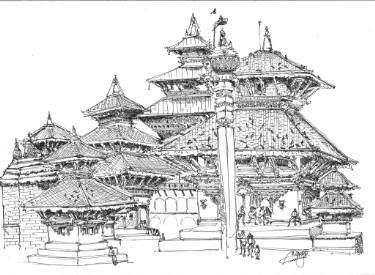 375x275 royal palace drawings for sale saatchi art - Palace Drawing