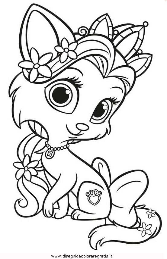 553x860 Free Coloring Pages Of Palace Pets Coloring Pages Coloring - Palace Pets Drawing