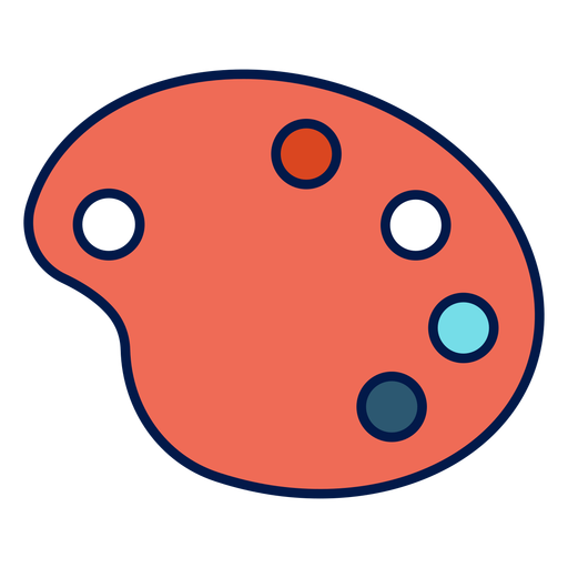 512x512 Drawing Palette School Icon - Palette Drawing