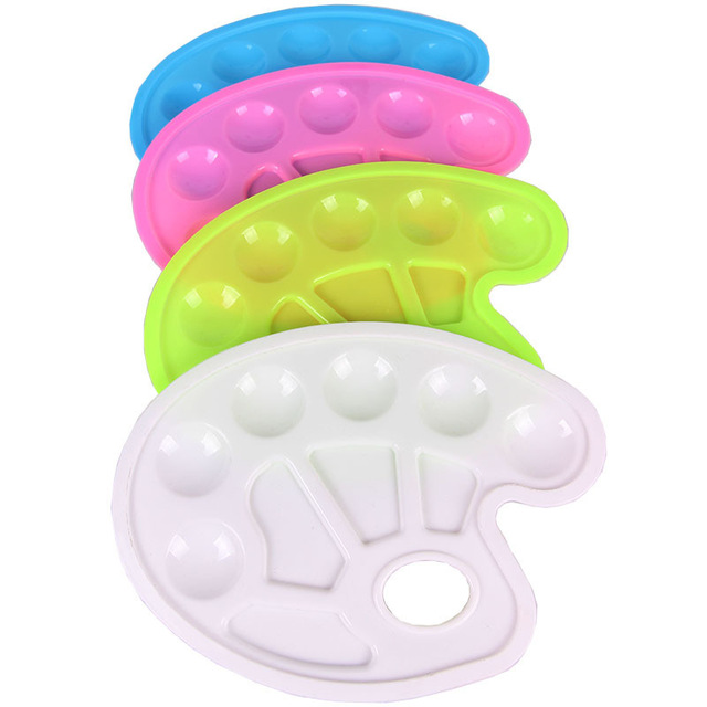 640x640 lovely cute art paint plastic drawing tray color palette for oil - Palette Drawing
