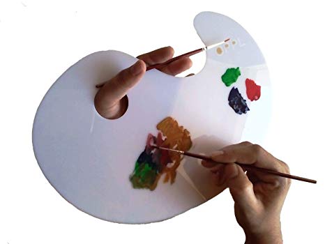 466x350 Ostensive's Milky White Acrylic Drawing Palette - Palette Drawing