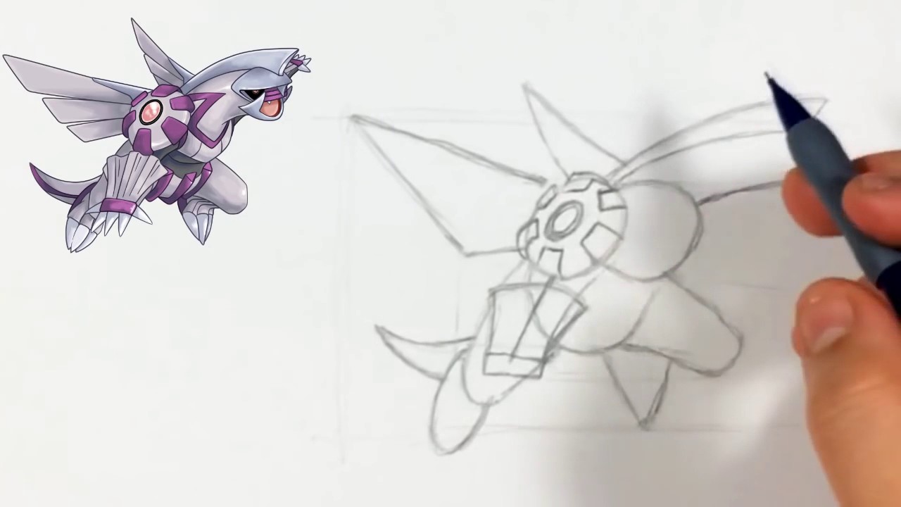 1280x720 How To Draw Palkia Step - Palkia Drawing