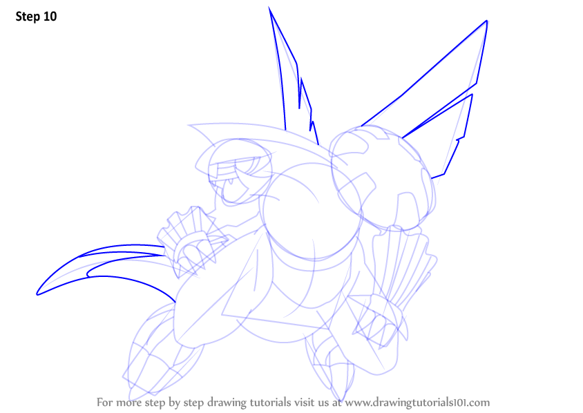 844x598 Learn How To Draw Palkia From Pokemon - Palkia Drawing