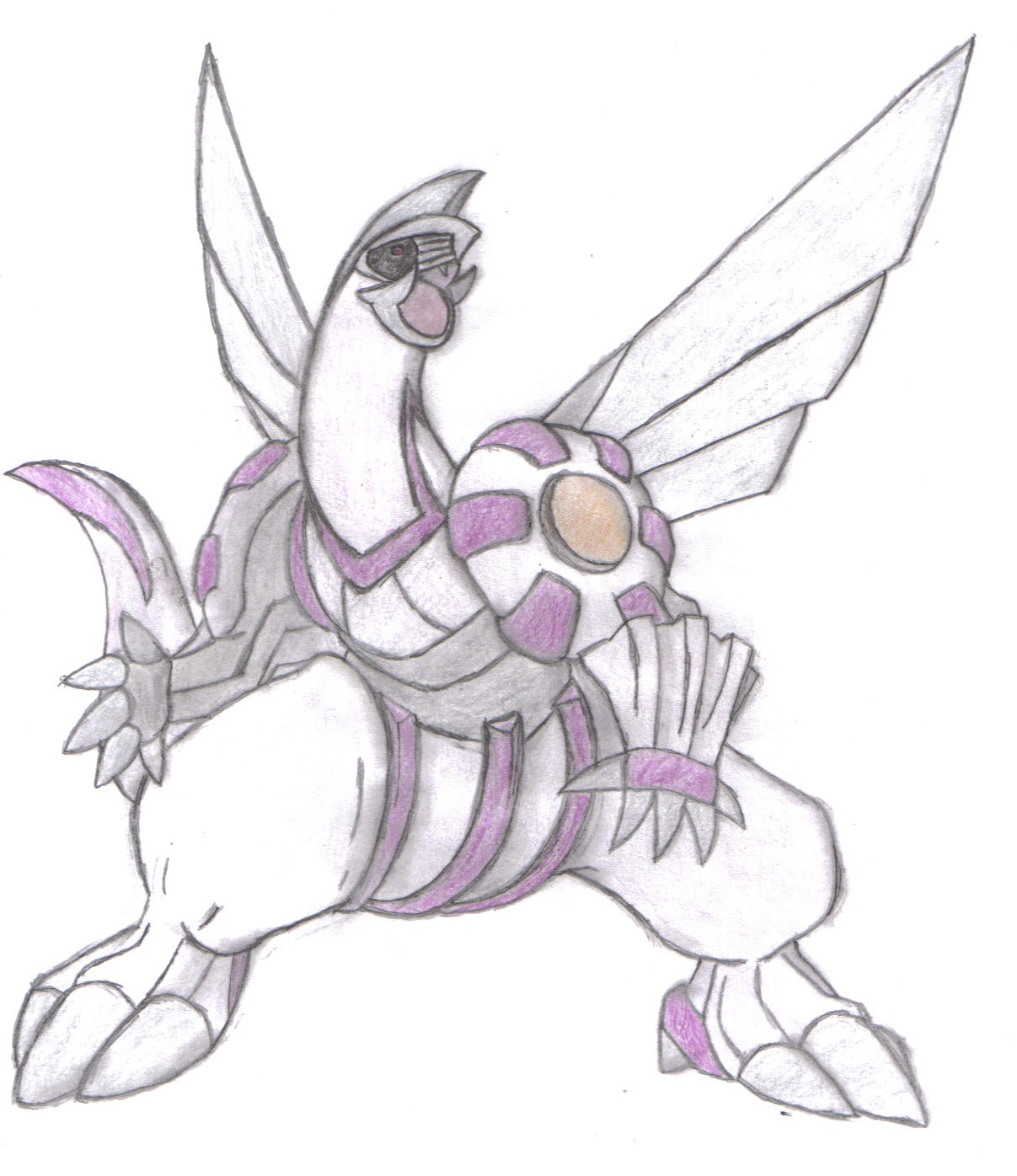 1207x1396 Palkia Tf - Palkia Drawing