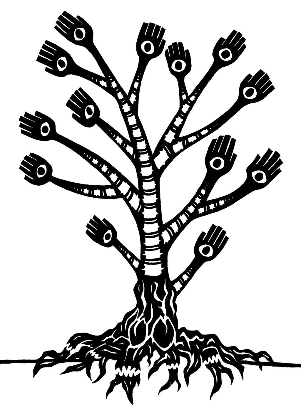 1024x1430 palm branch drawing - Palm Branch Drawing