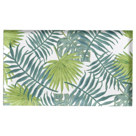540x540 Palm Tree Fronds Painting Art Drawing Illustration Table Card - Palm Frond Drawing